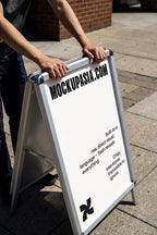 A-Frame Sign Mockup