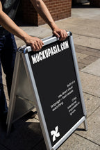 A-Frame Sign Mockup