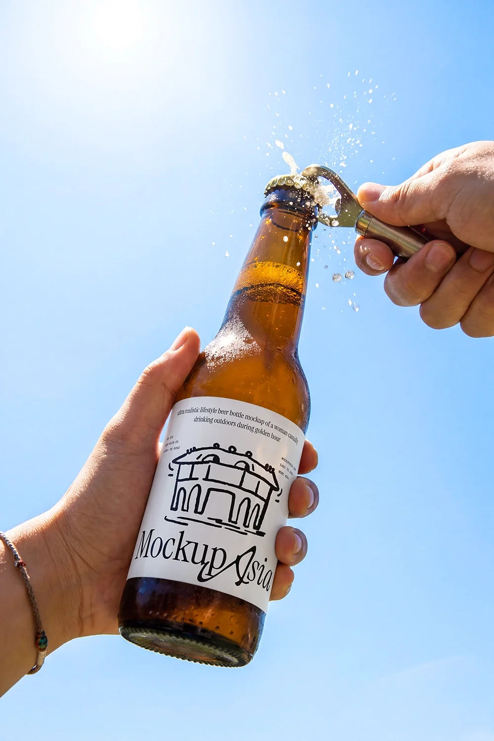 Beer Bottle Mockup
