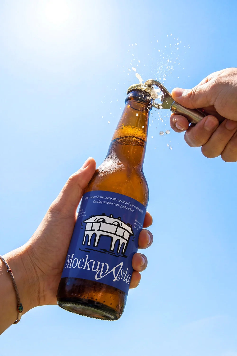 Beer Bottle Mockup