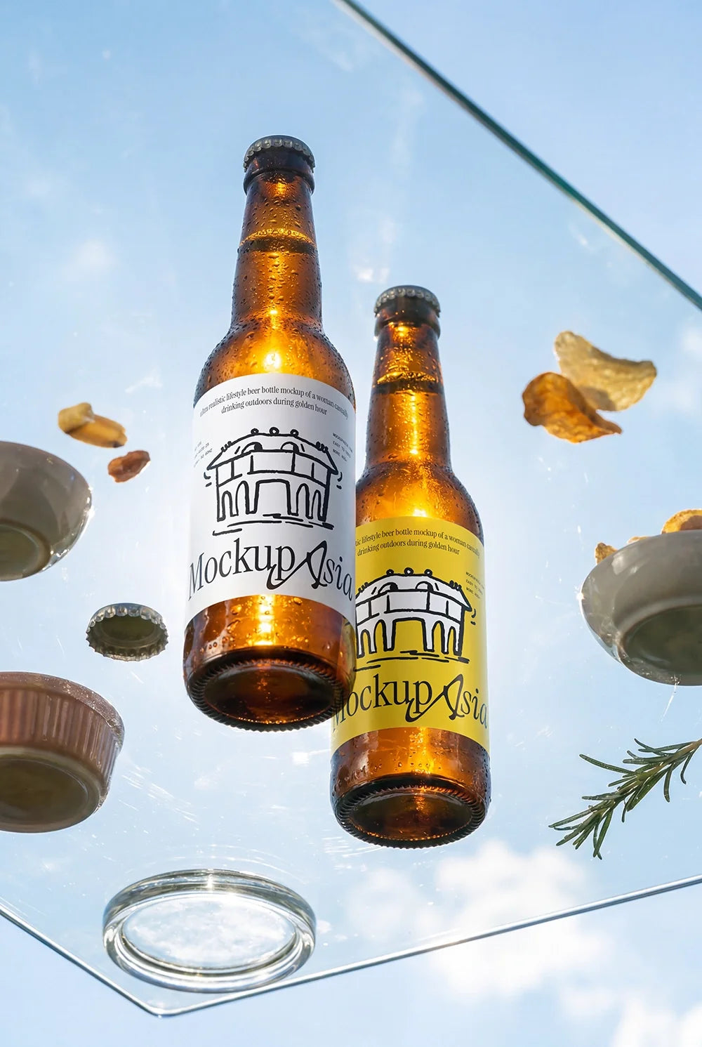 Beer Bottle Mockup
