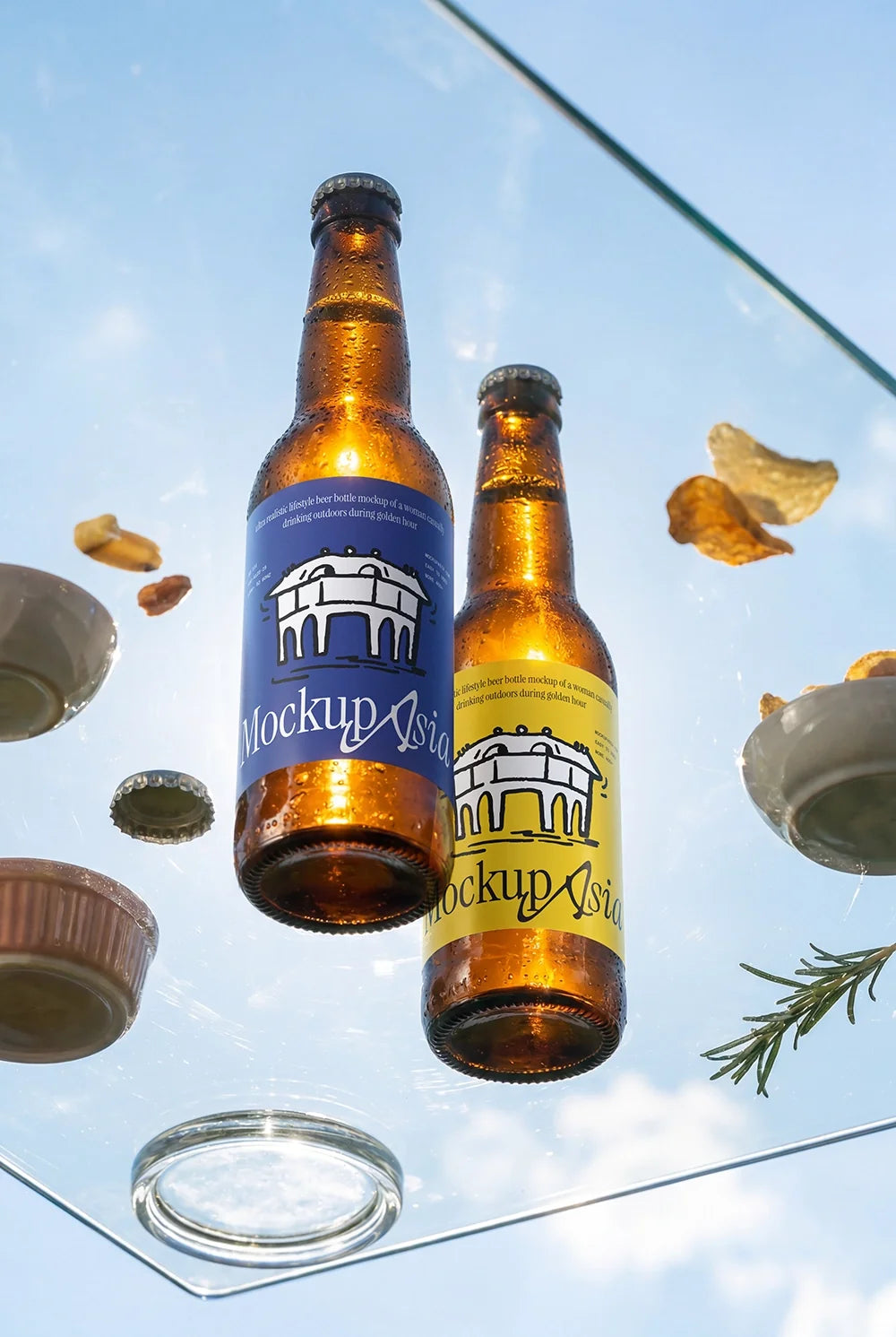 Beer Bottle Mockup