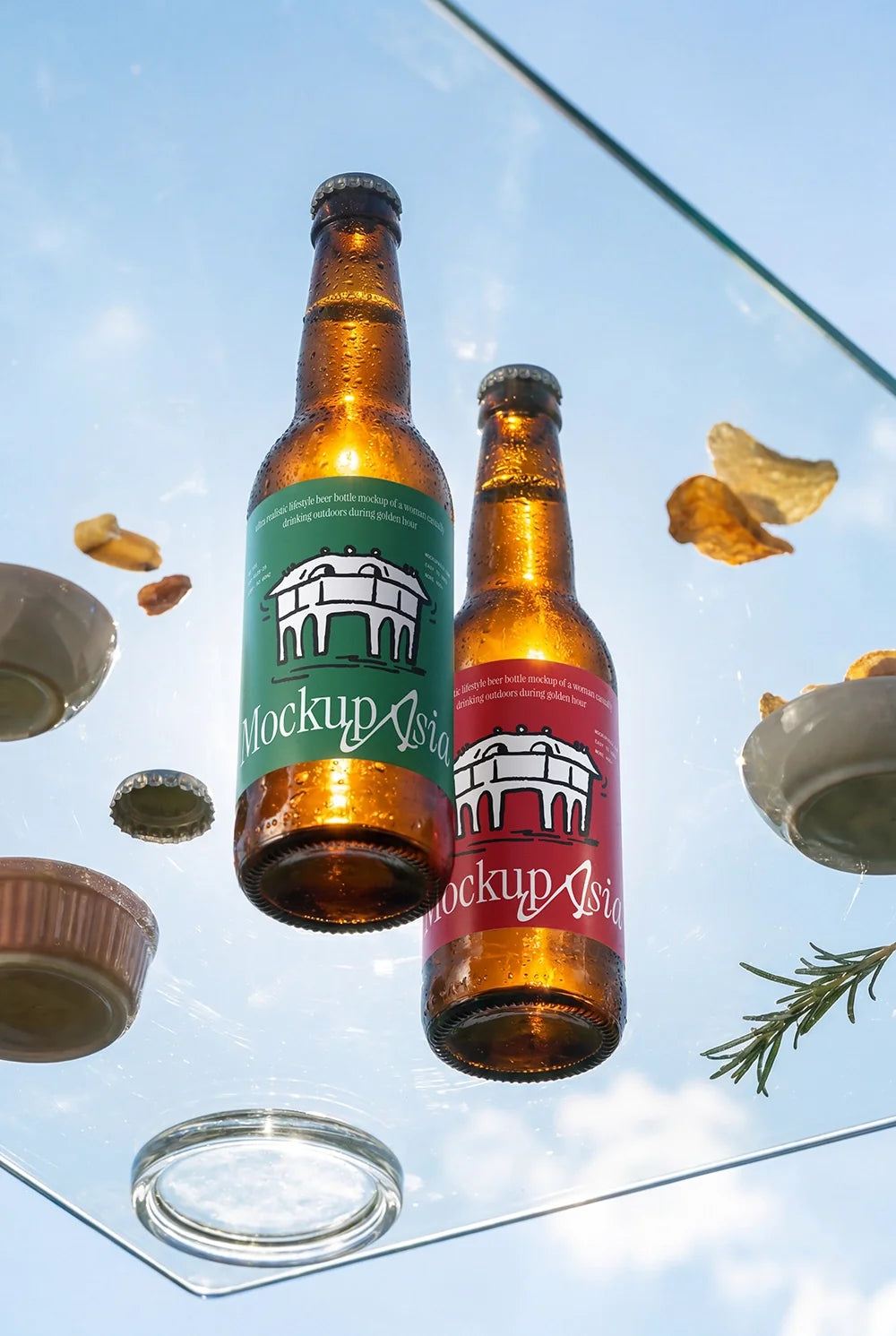 Beer Bottle Mockup