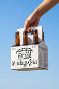 Beer Carrier Box Mockup