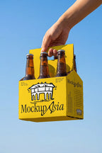 Beer Carrier Box Mockup