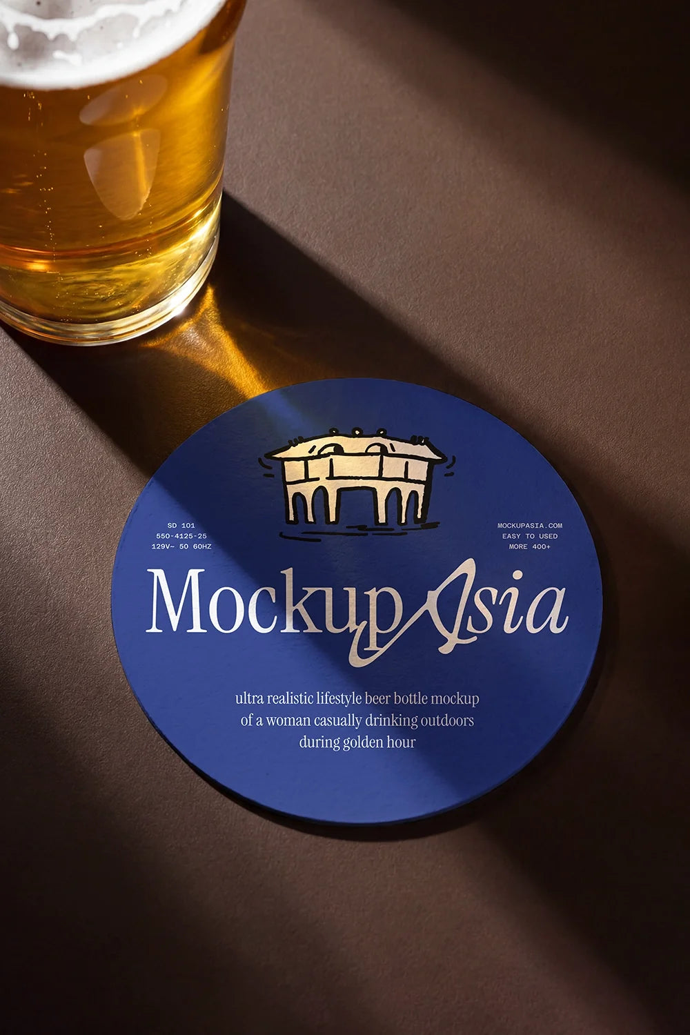 Beer Coaster Mockup