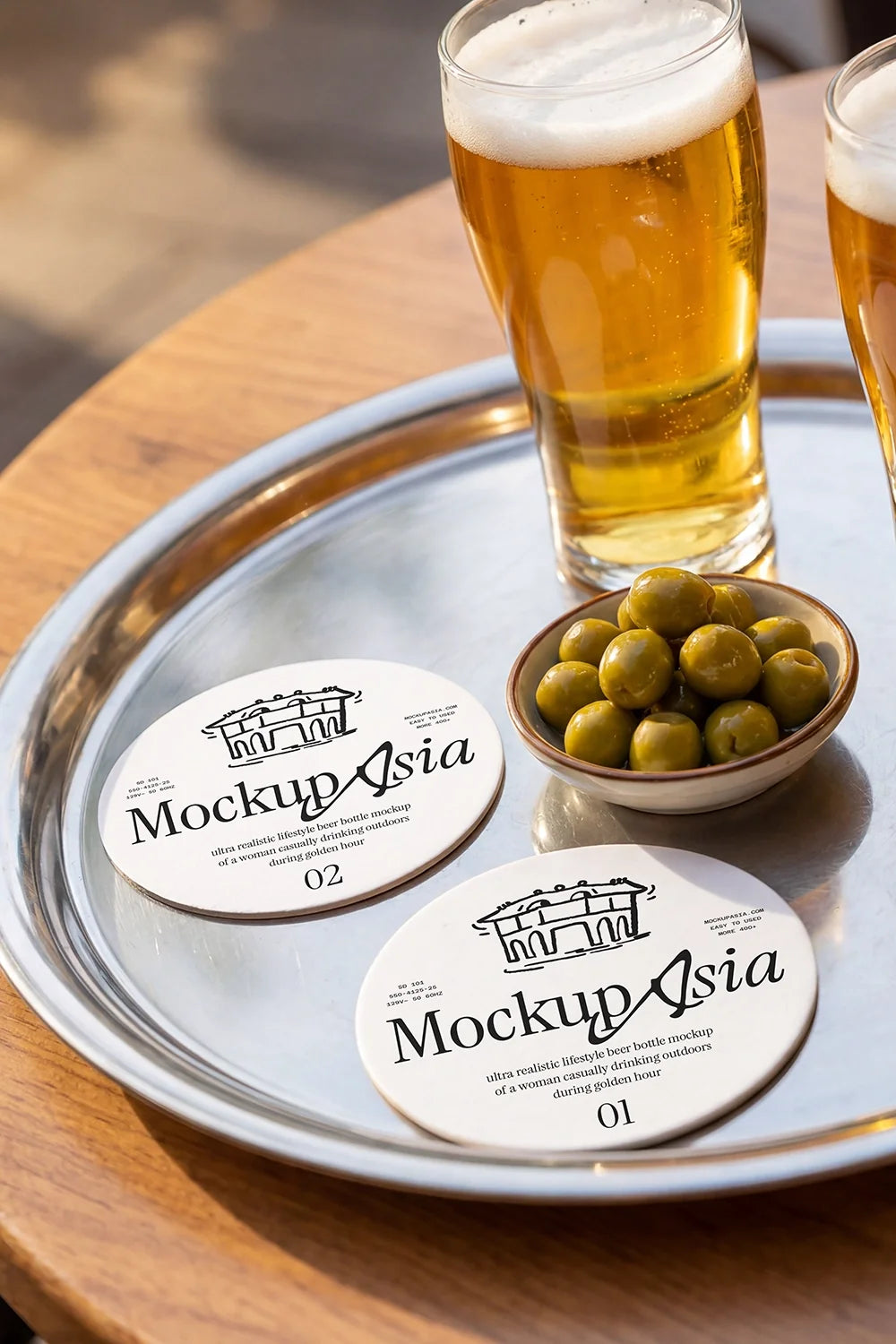Beer Coaster Mockup
