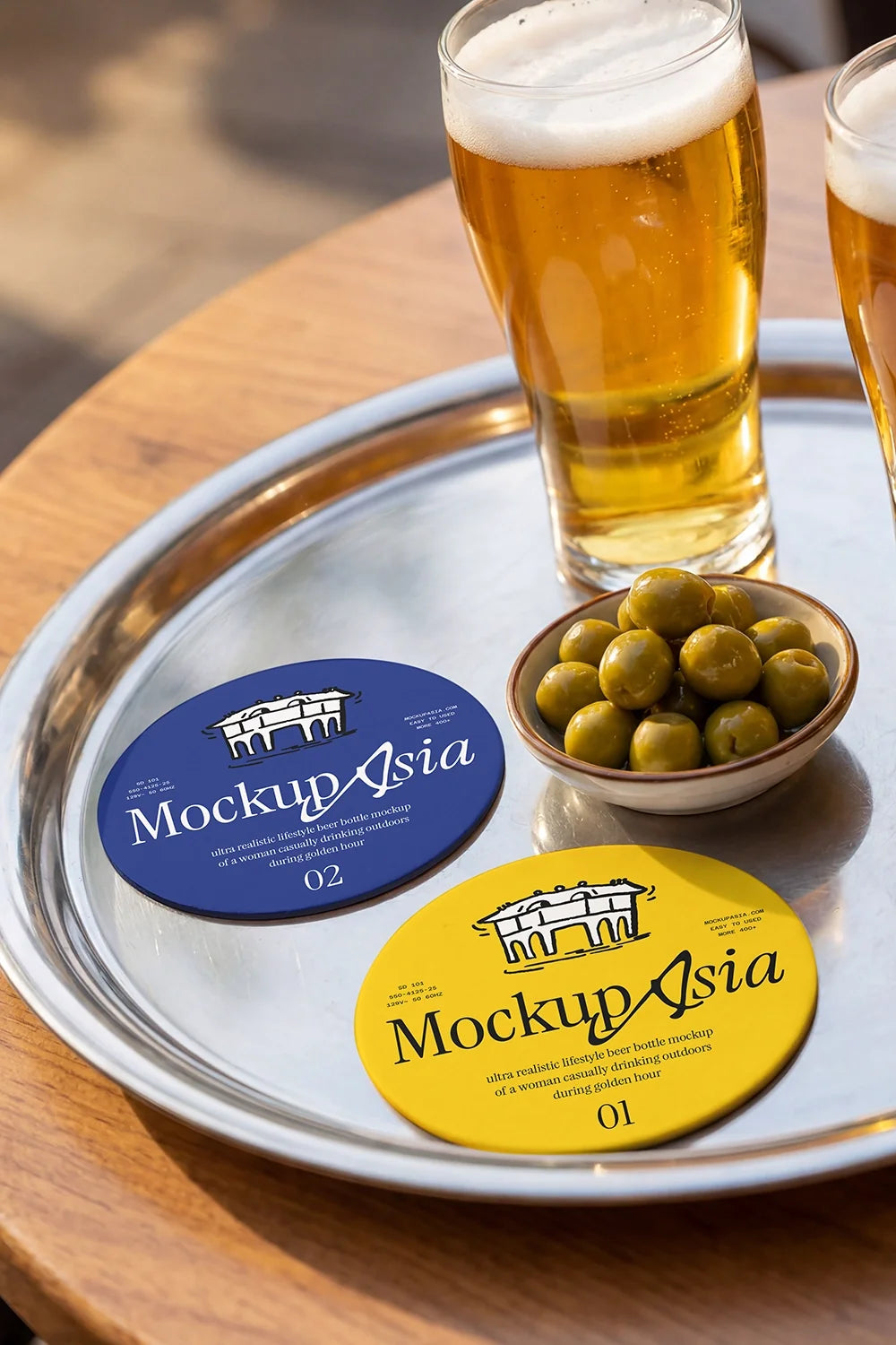 Beer Coaster Mockup