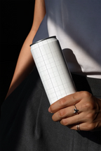 Slim Can Mockup CF01 – In Hand, Window Light