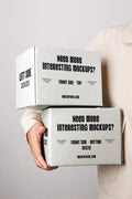 Cardboard Box Mockup