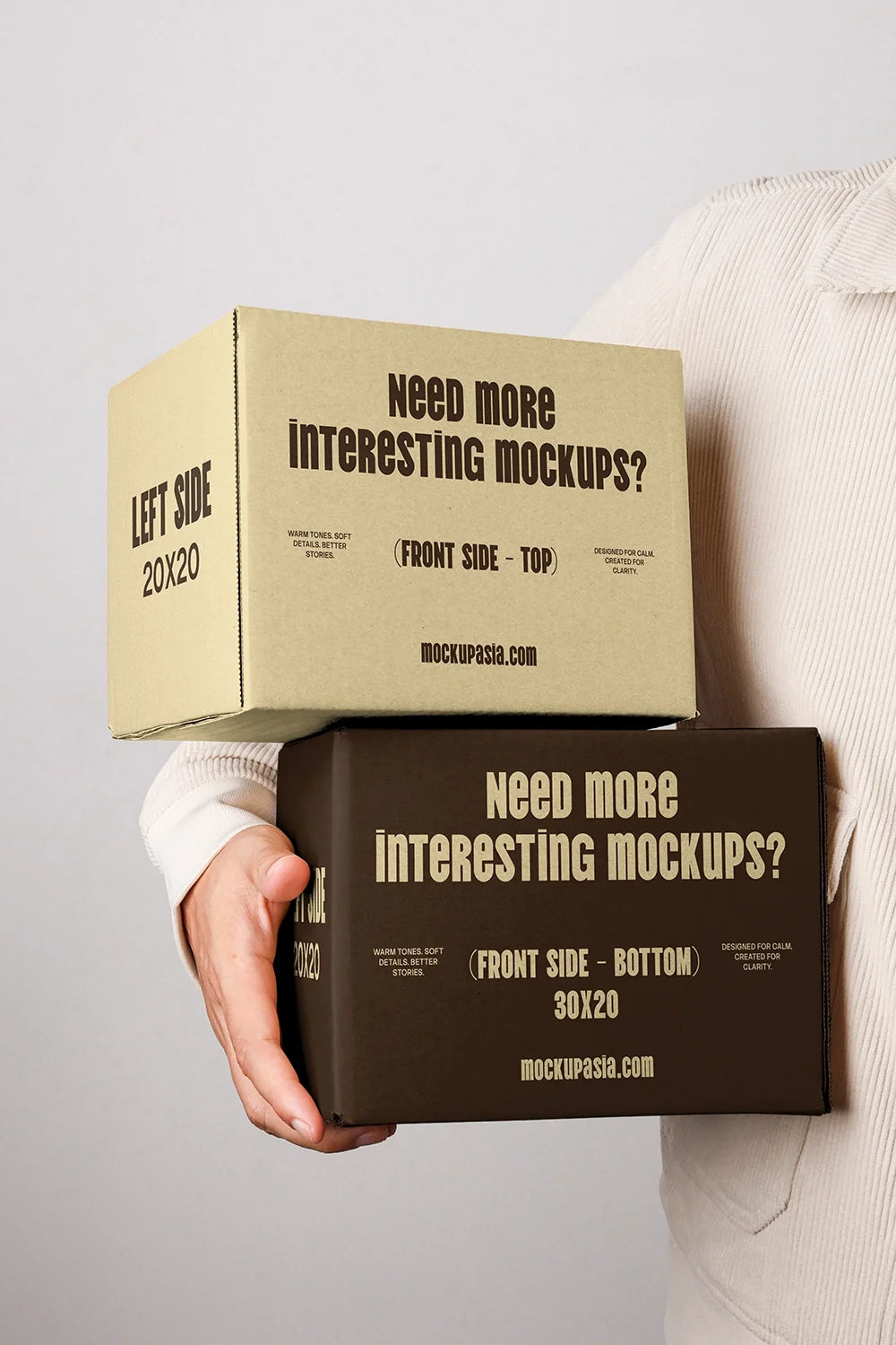 Cardboard Box Mockup