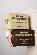Cardboard Box Mockup