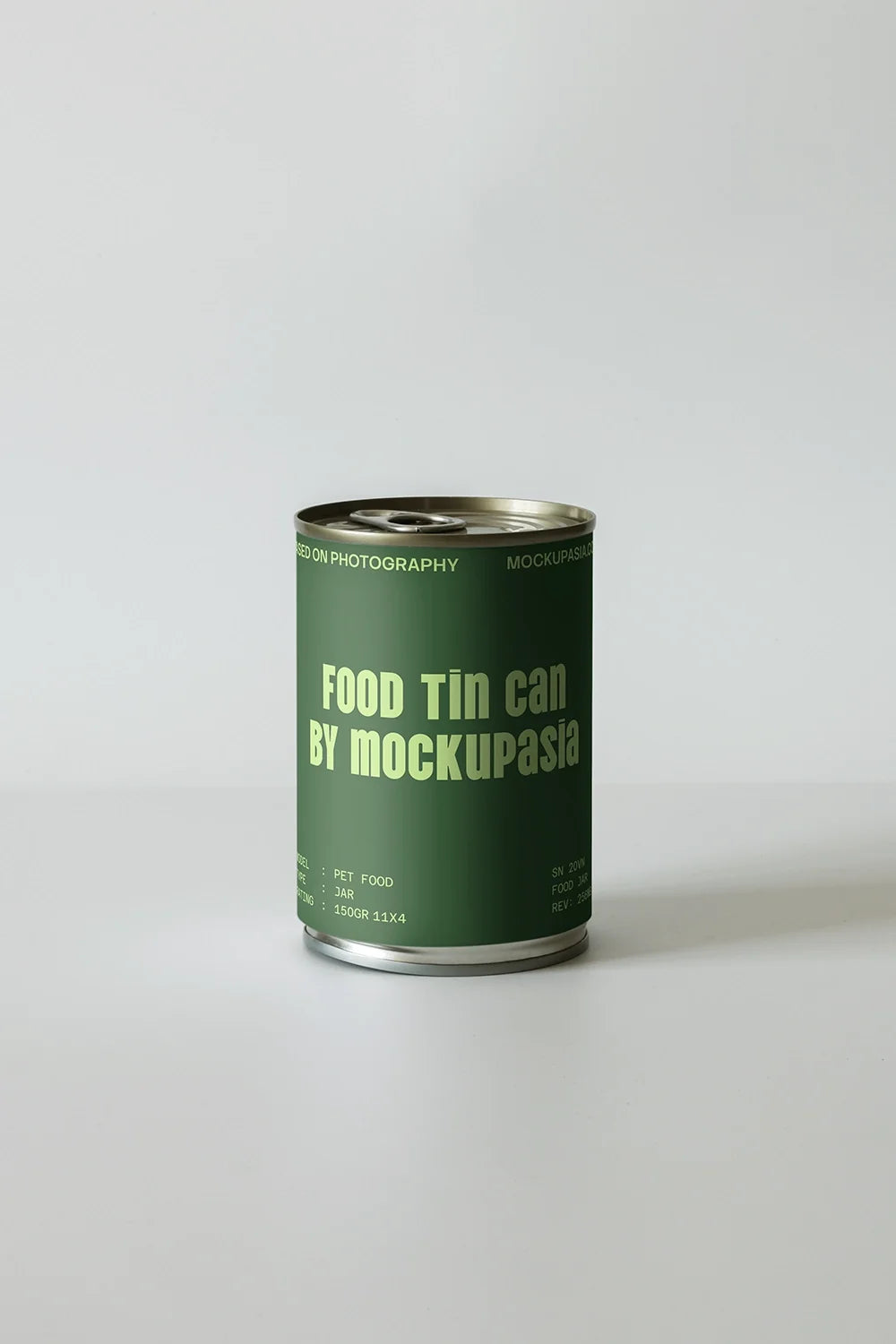 Cat Food Can Mockup