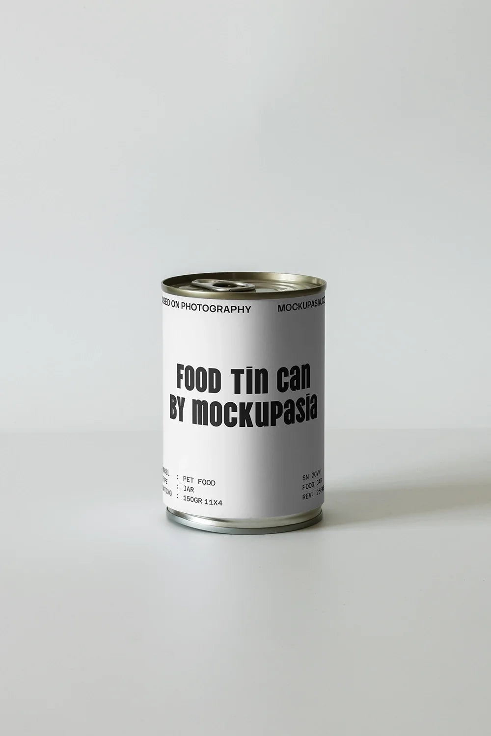 Cat Food Can Mockup