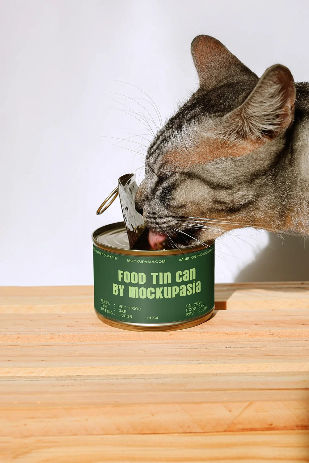 Cat Food Can Mockup