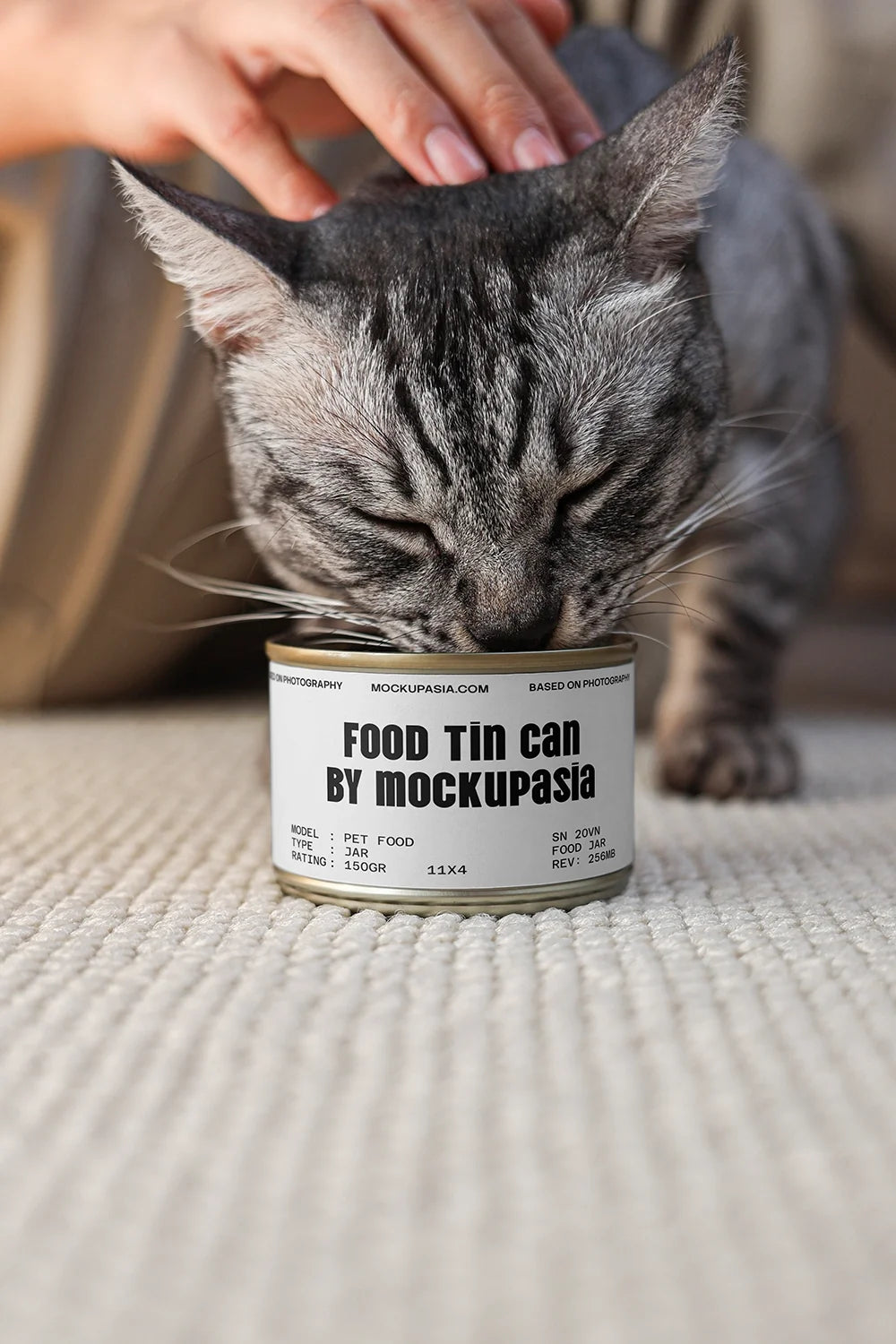 Cat Food Can Mockup