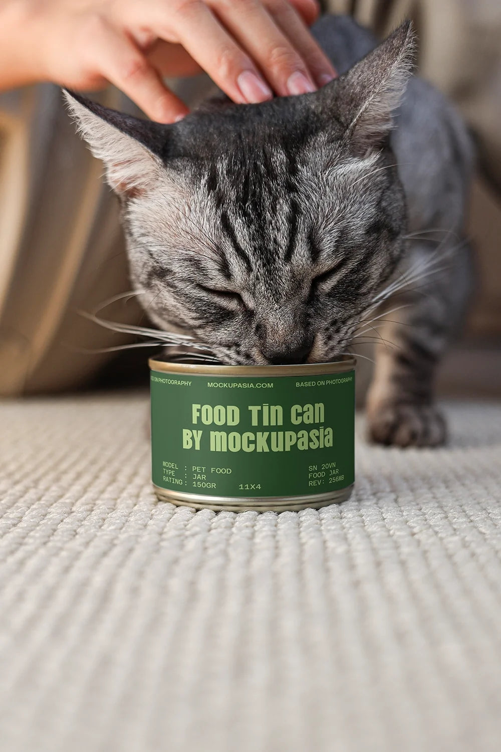 Cat Food Can Mockup