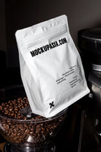 Coffee bag mockup