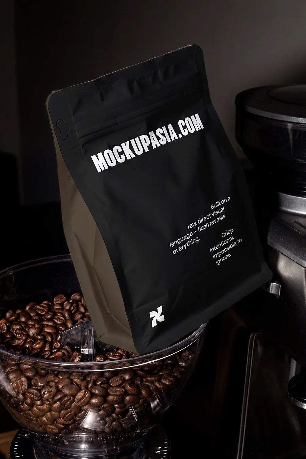 Coffee bag mockup