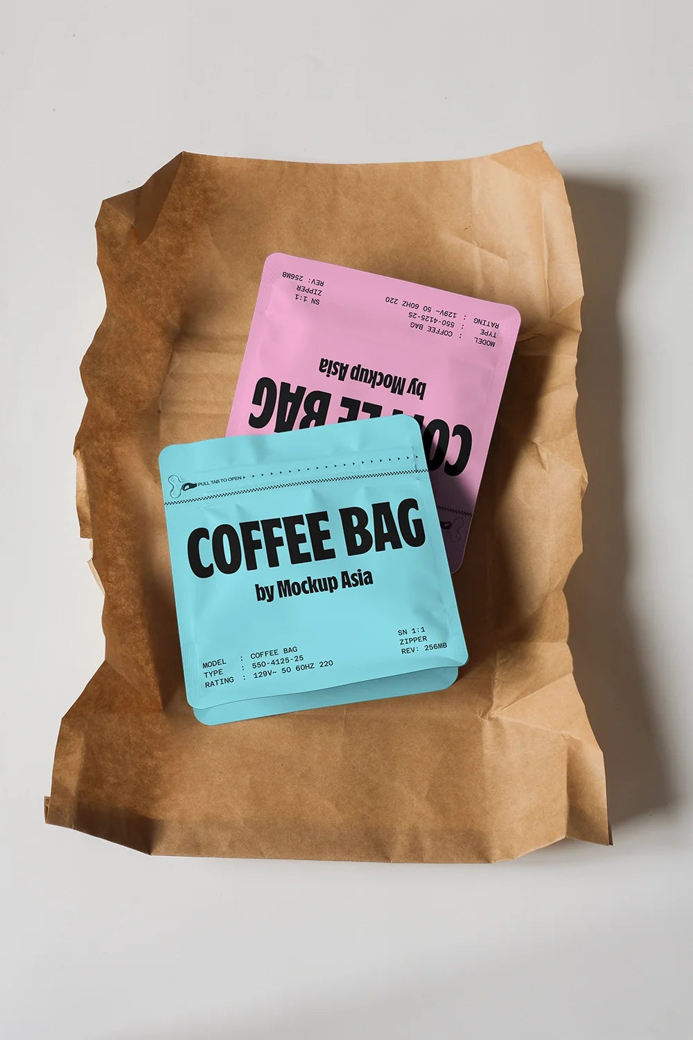 Coffee Bag Mockup