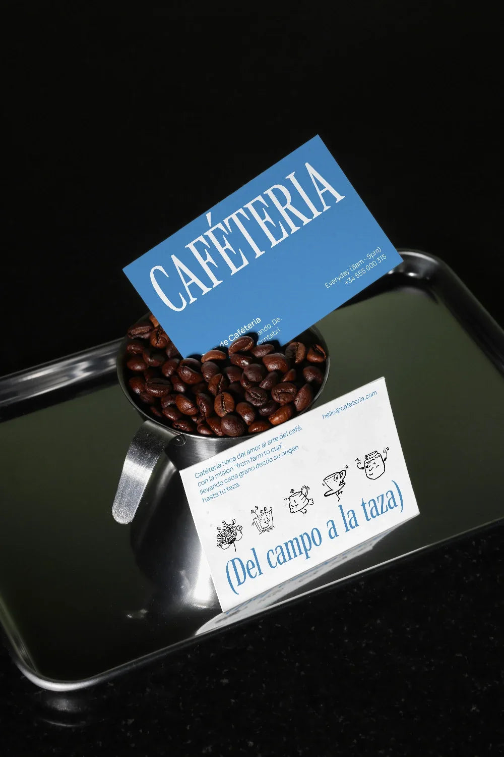 Coffee Business Card mockup