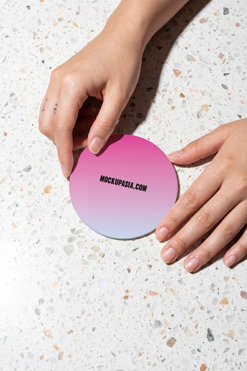 Coffee Coaster Mockup