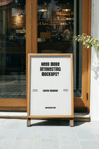 Coffee Signboard Mockup