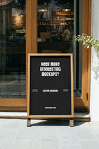 Coffee Signboard Mockup