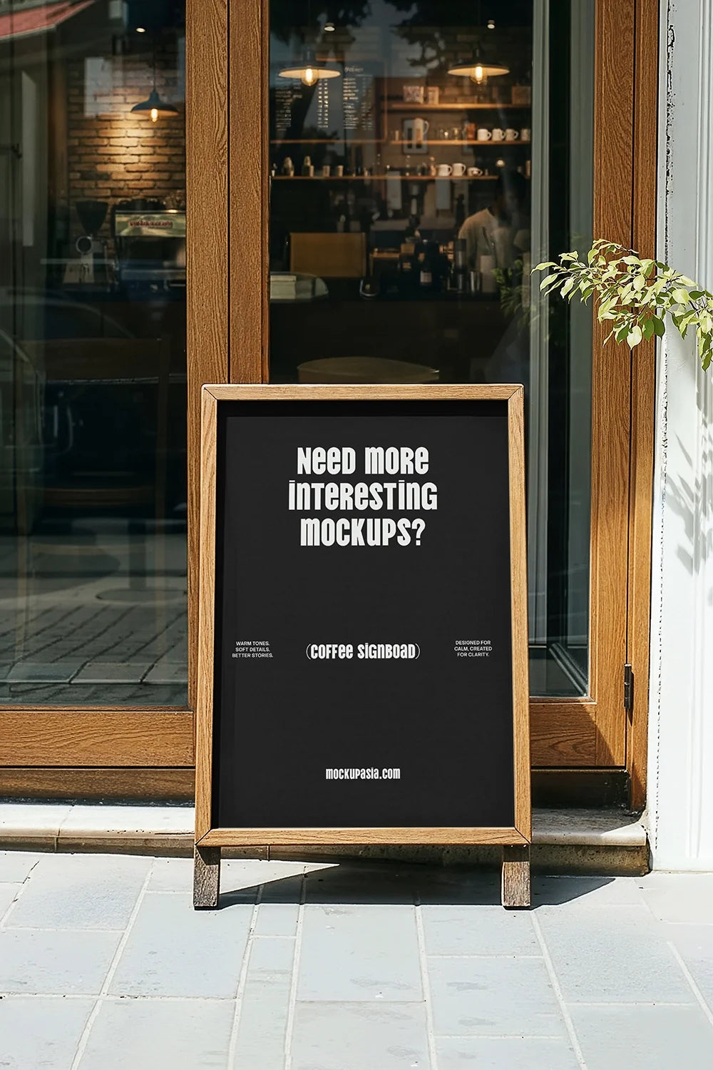 Coffee Signboard Mockup