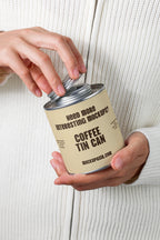Coffee Tin Can Mockup