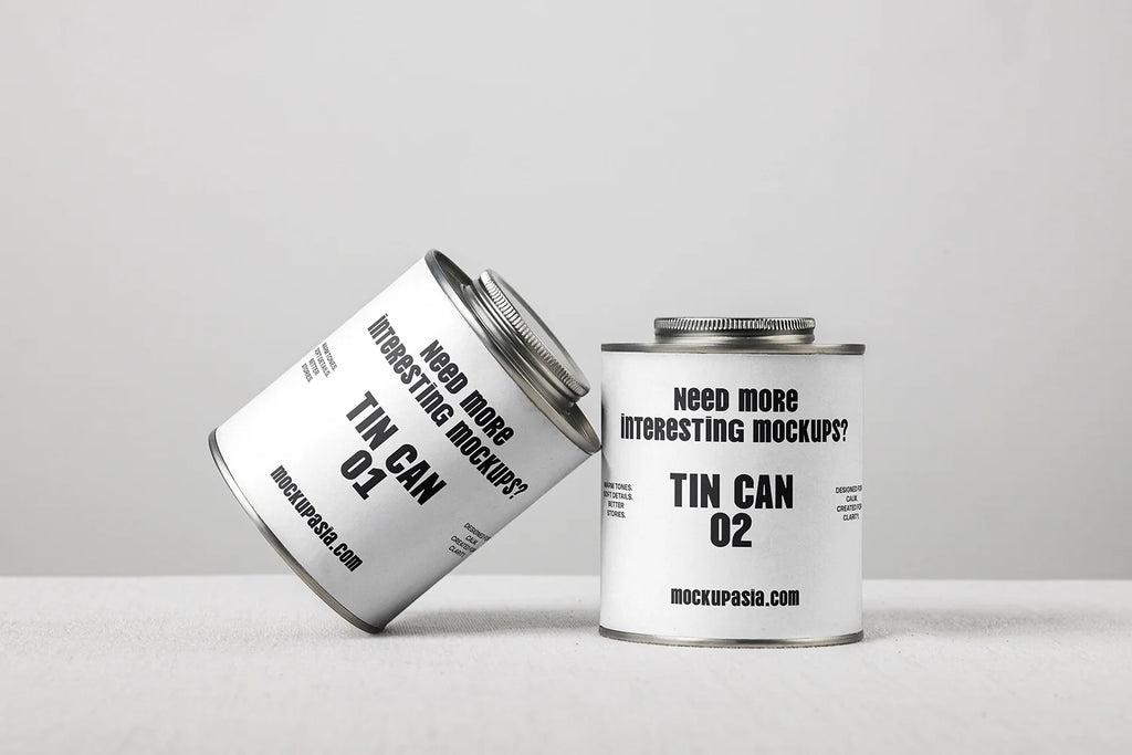 Coffee Tin Can Mockup
