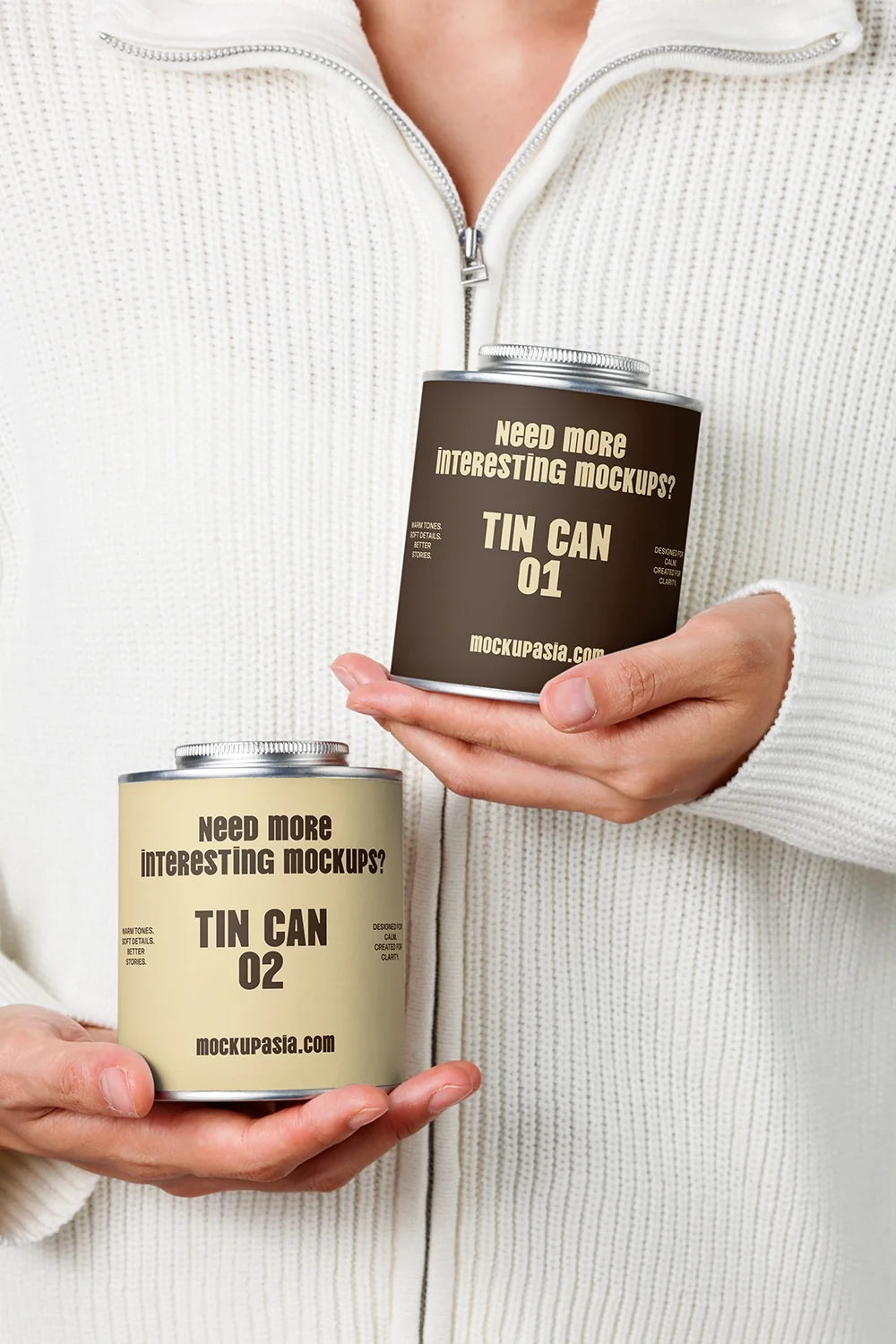 Coffee Tin Can Mockup