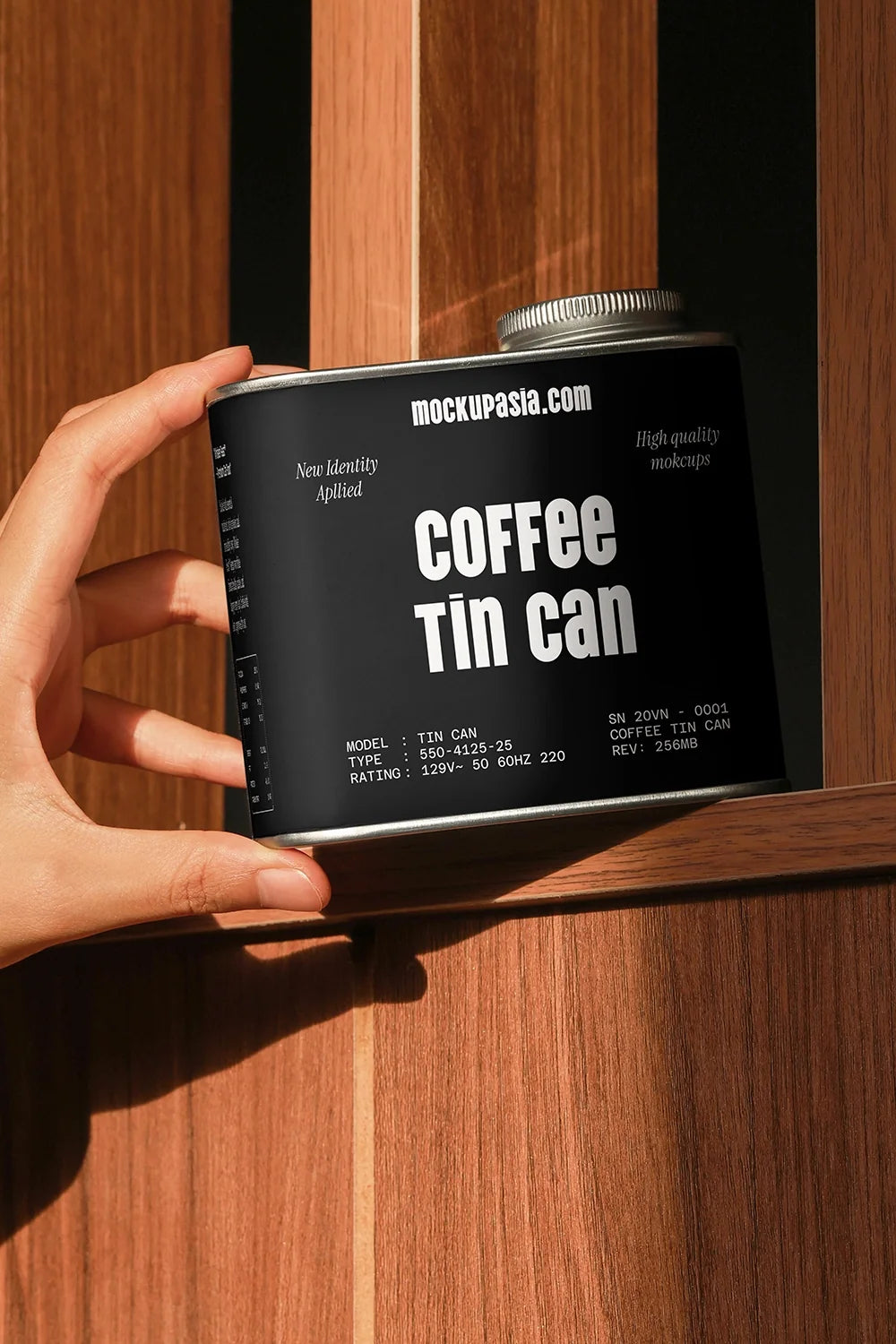 Coffee Tin Can Mockup