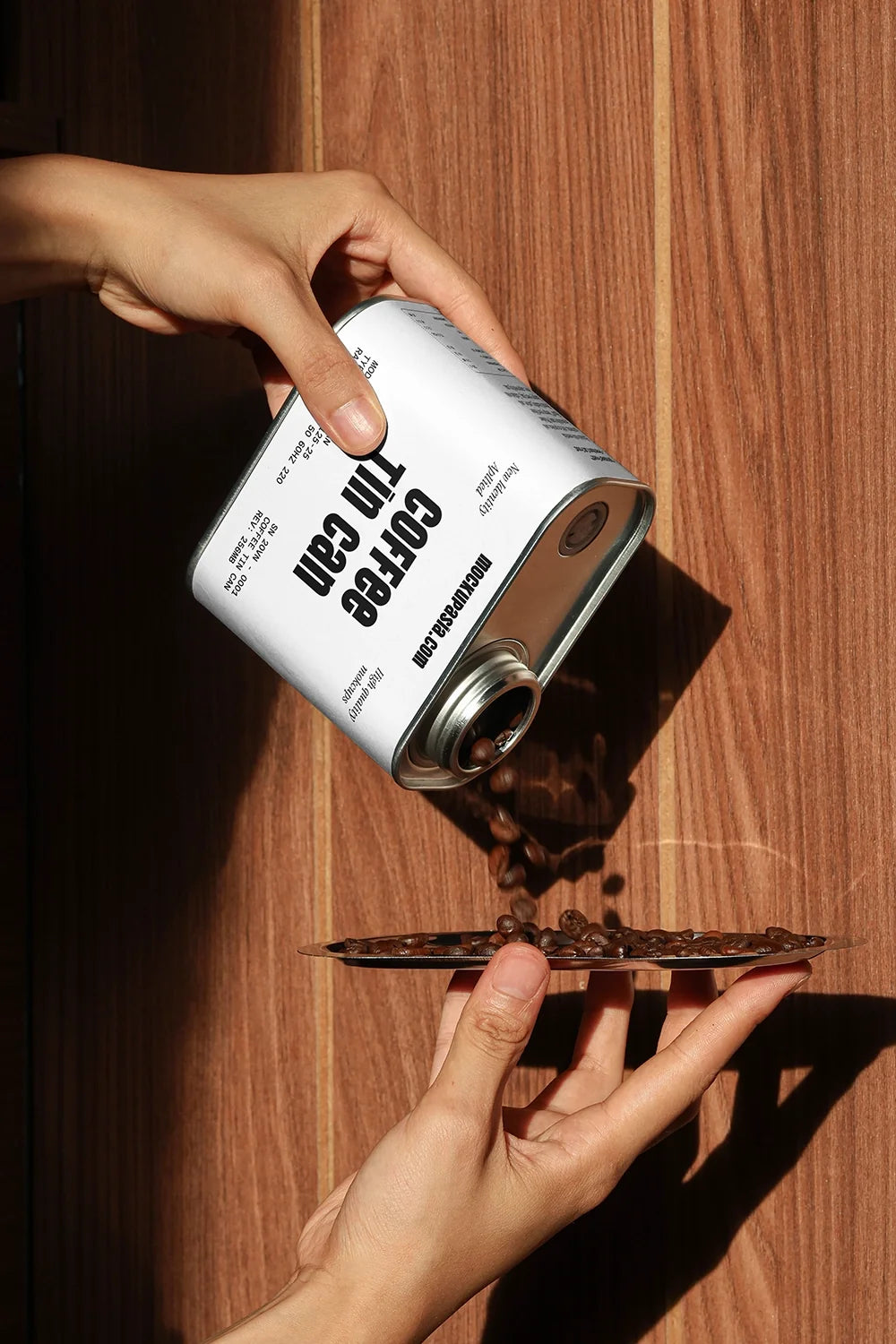 Coffee Tin Mockup