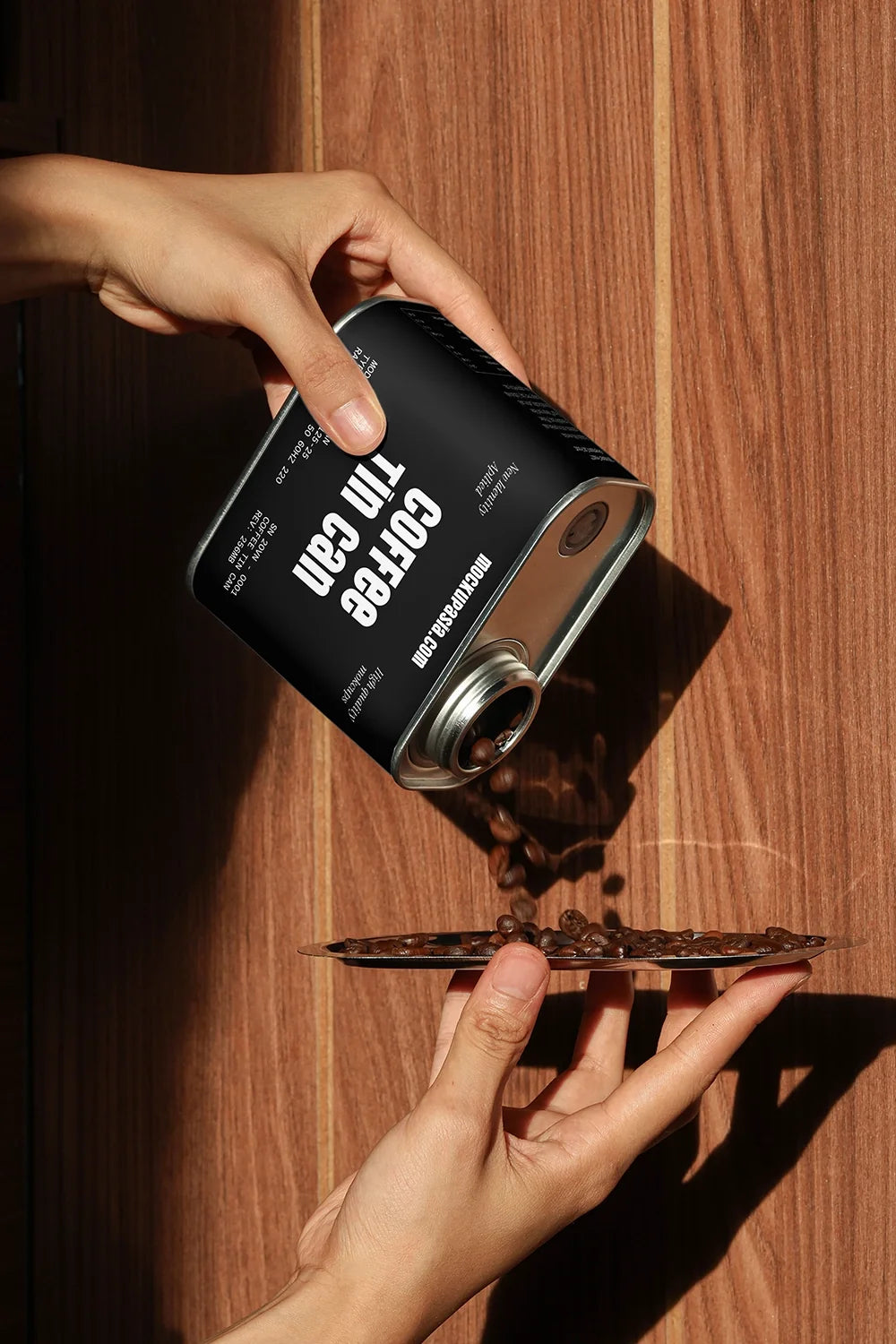 Coffee Tin Mockup
