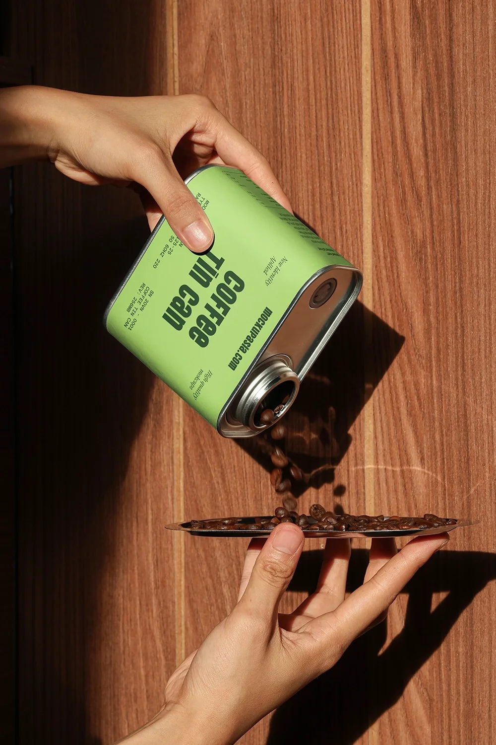 Coffee Tin Mockup