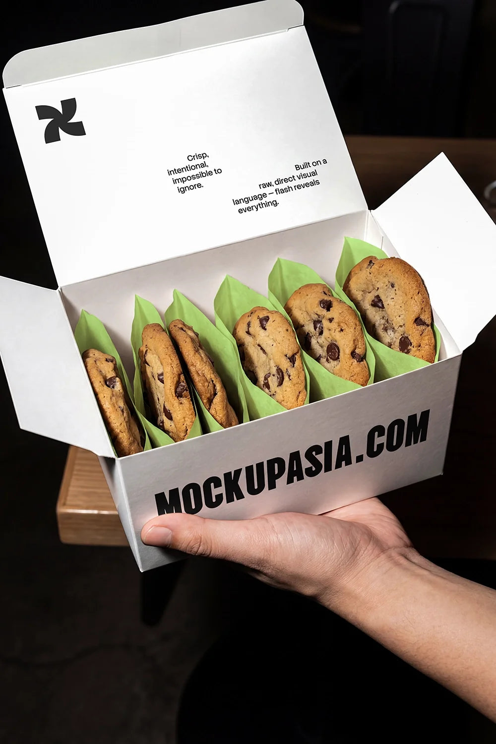 Cookie box mockup