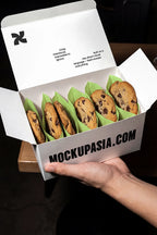 Cookie box mockup
