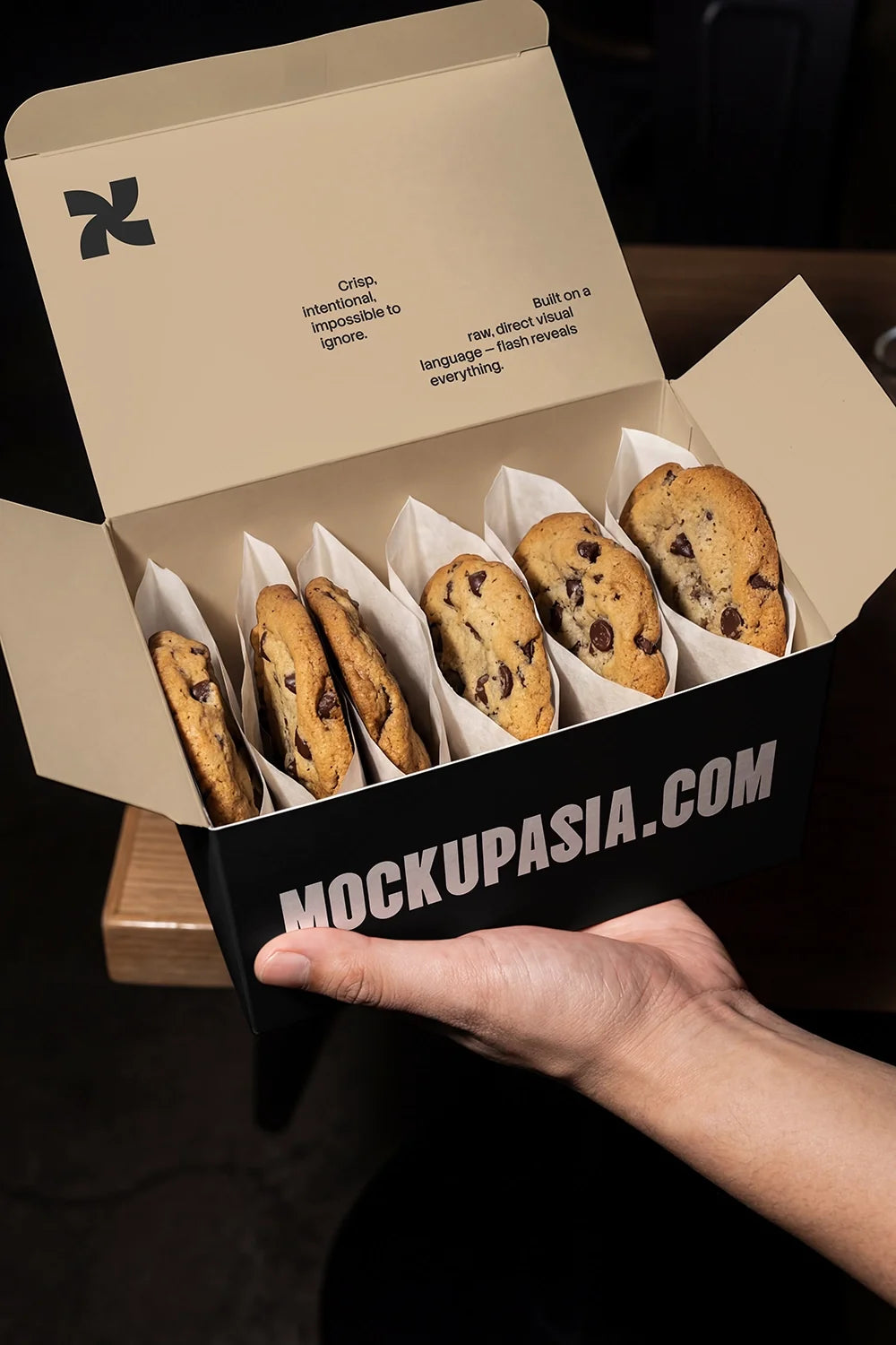 Cookie box mockup