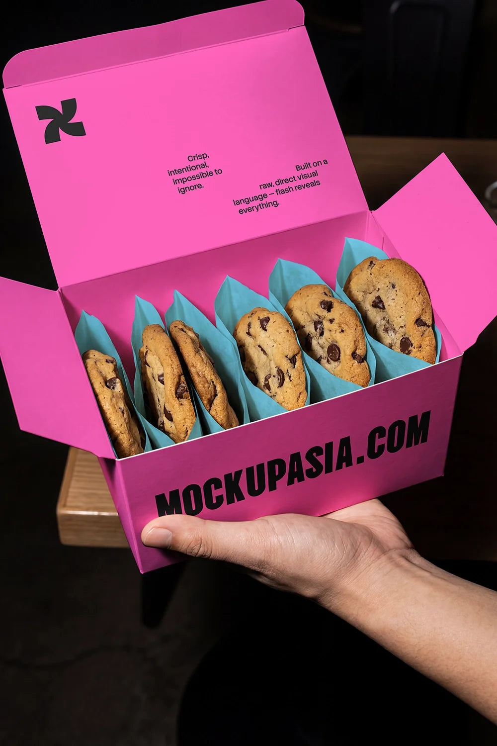 Cookie box mockup