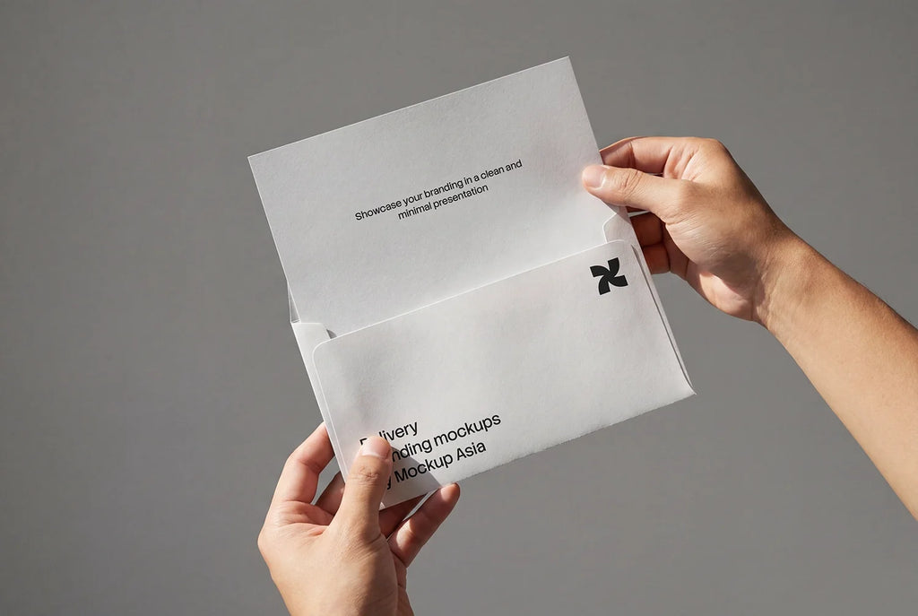 Envelope & letter head set mockup