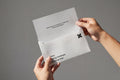 Envelope & letter head set mockup