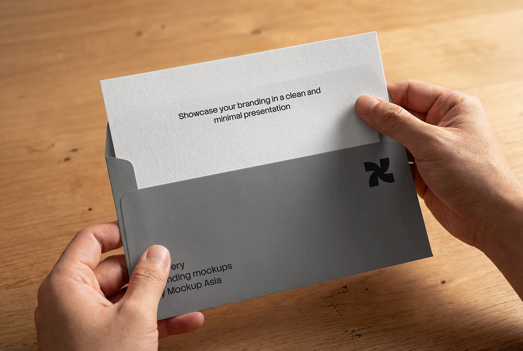Envelope & letter head set mockup