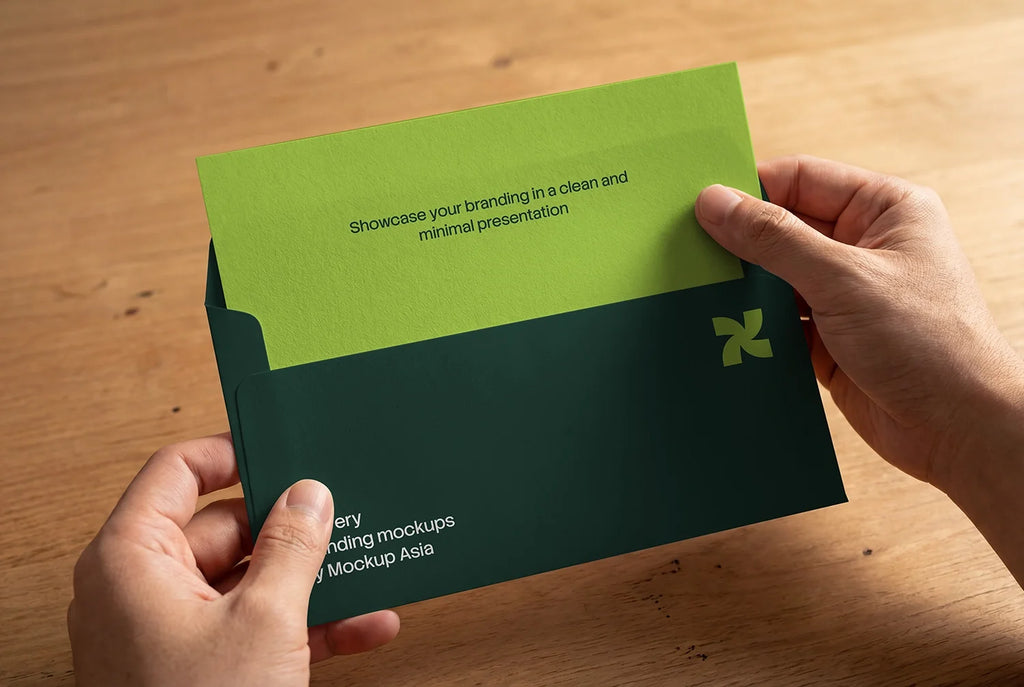 Envelope & letter head set mockup