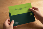 Envelope & letter head set mockup