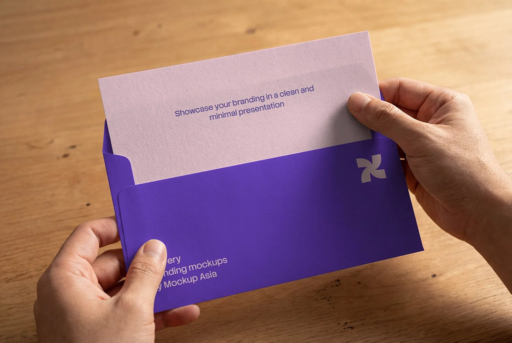 Envelope & letter head set mockup