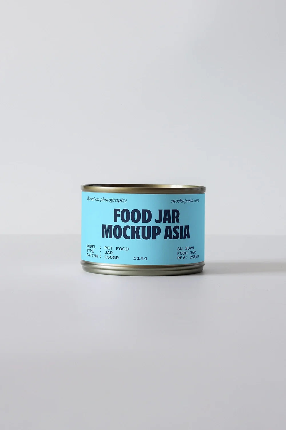 Cat Food Can Mockup