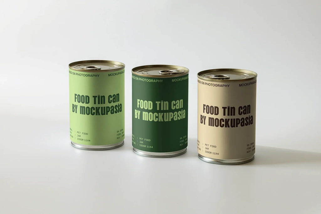 Cat Food Can Mockup