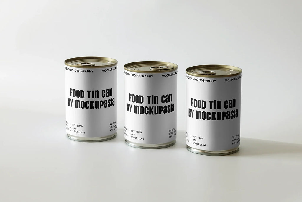 Cat Food Can Mockup