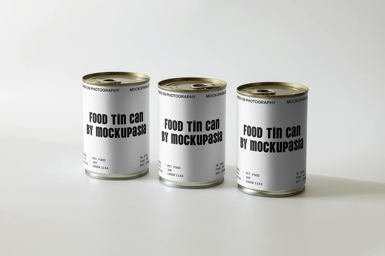 Cat Food Can Mockup